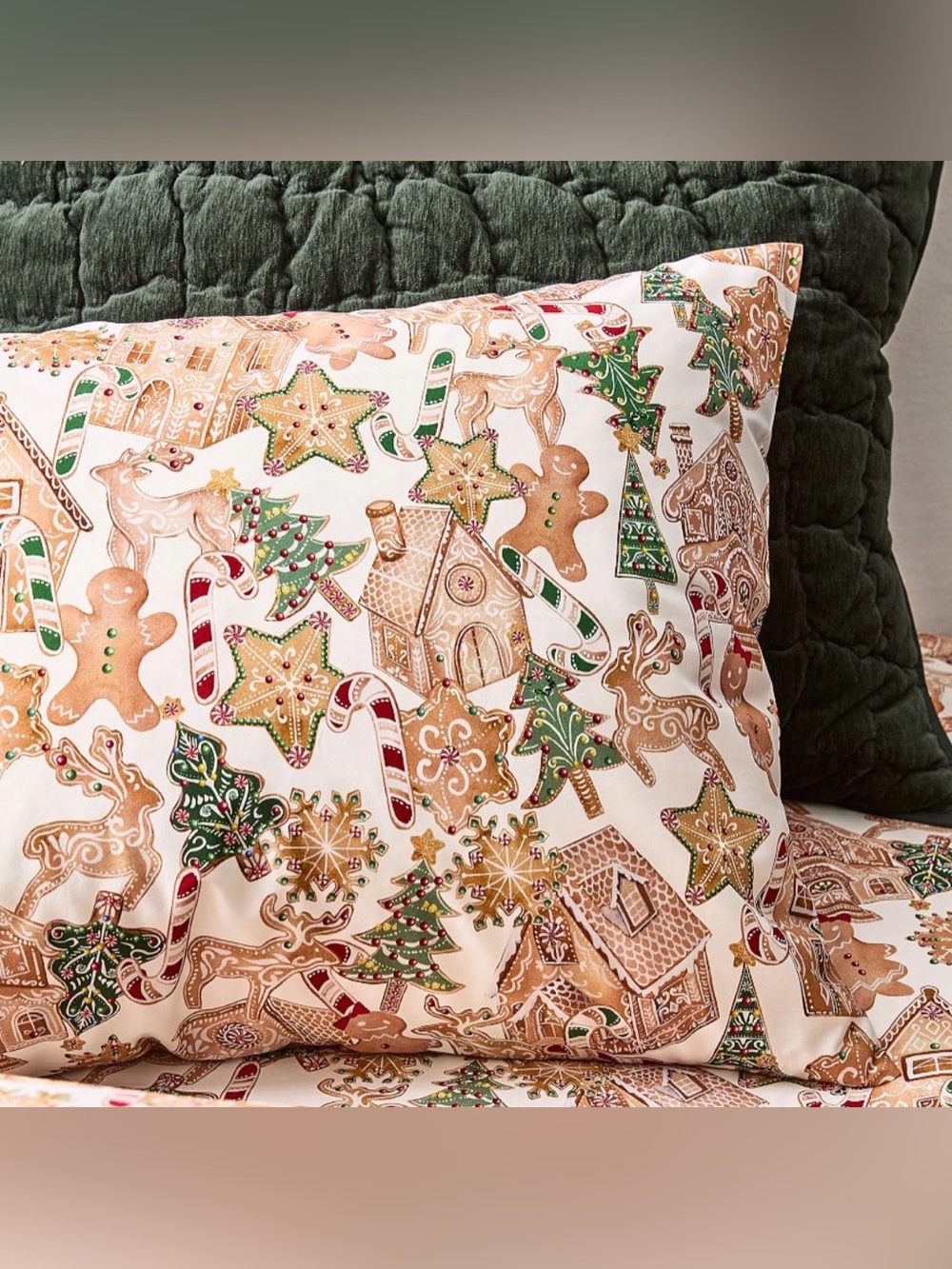 Pottery barn gingerbread sheet set